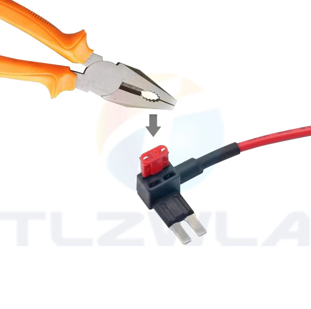 12V MINI SMALL MEDIUM Size Car Fuse Holder Add-a-circuit TAP Adapter with 10A Micro Mini Standard ATM Blade Fuse