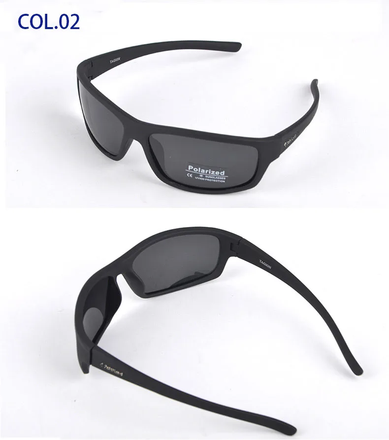 2026 Male Brand Design Polarized Sunglasses for Men Brown Sports Rectangle Sun Glasses Lenses Male Cycling Eyewear Gafas UV400