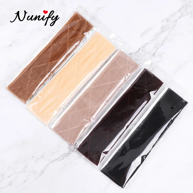 Nunify Non-slip Soft Velvet Women Wig Grips Headband Women Velvet Wig Accessories Grip Scarf Headband Adjustable