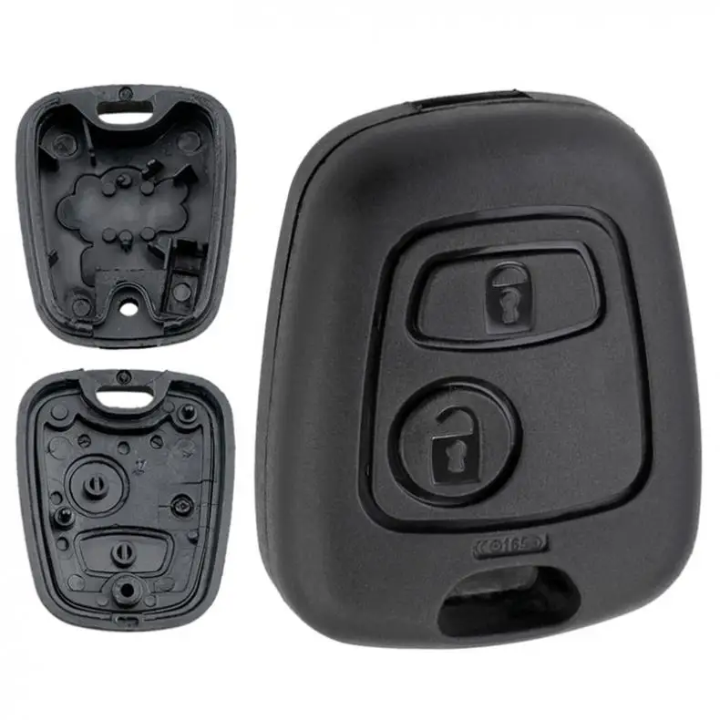 2 Buttons Car Remote Key Shell with 307/206 Blade Fit for Citroen C1 / C2 / C3 / C4 /XSARA Picasso/Peugeot 307 / 107 / 207 / 407