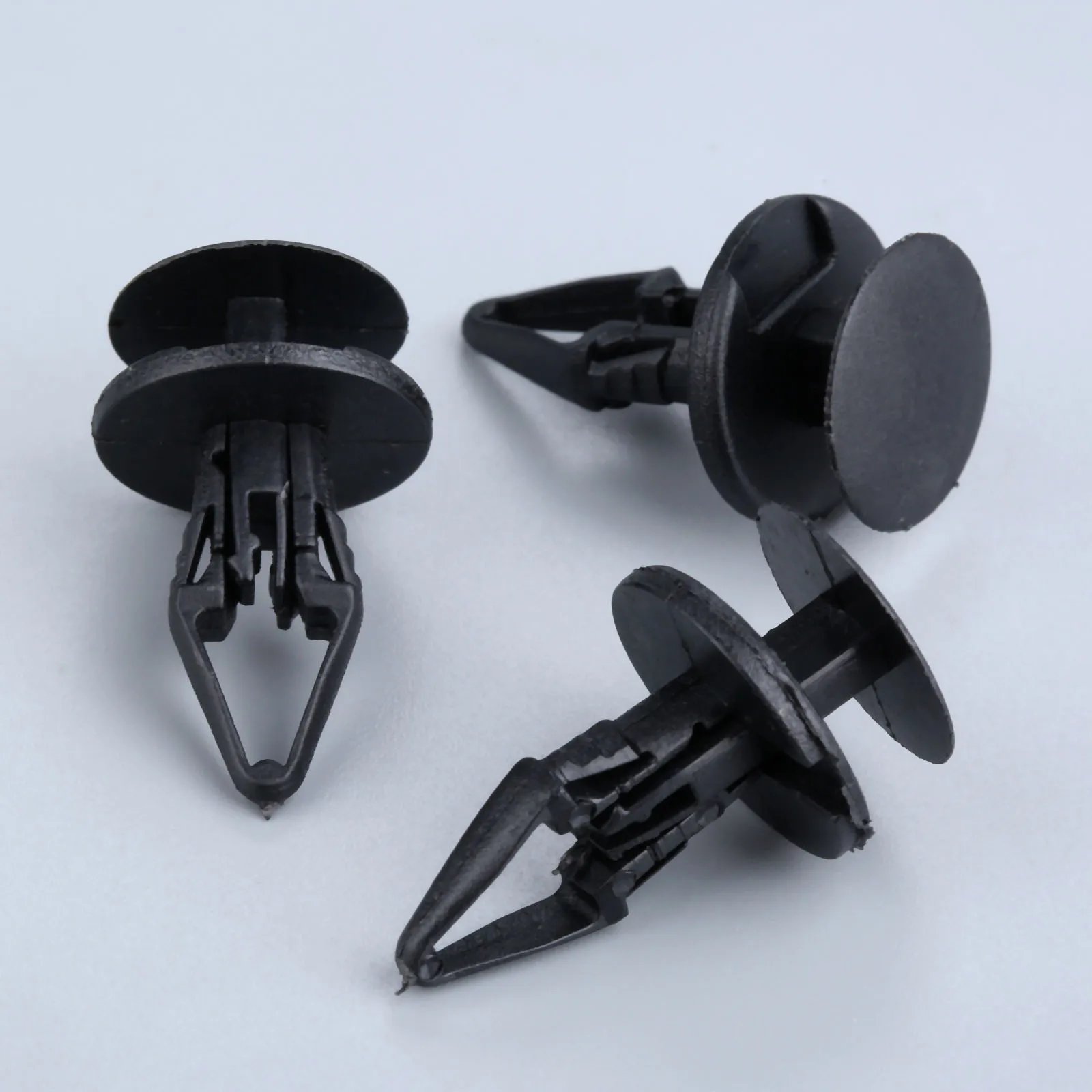 Yetaha 50pcs Universal Car Fender Fastener Push Type Rivet Fixed Clamp Plastic Retaining Clips For Ford Buick Chevrolet
