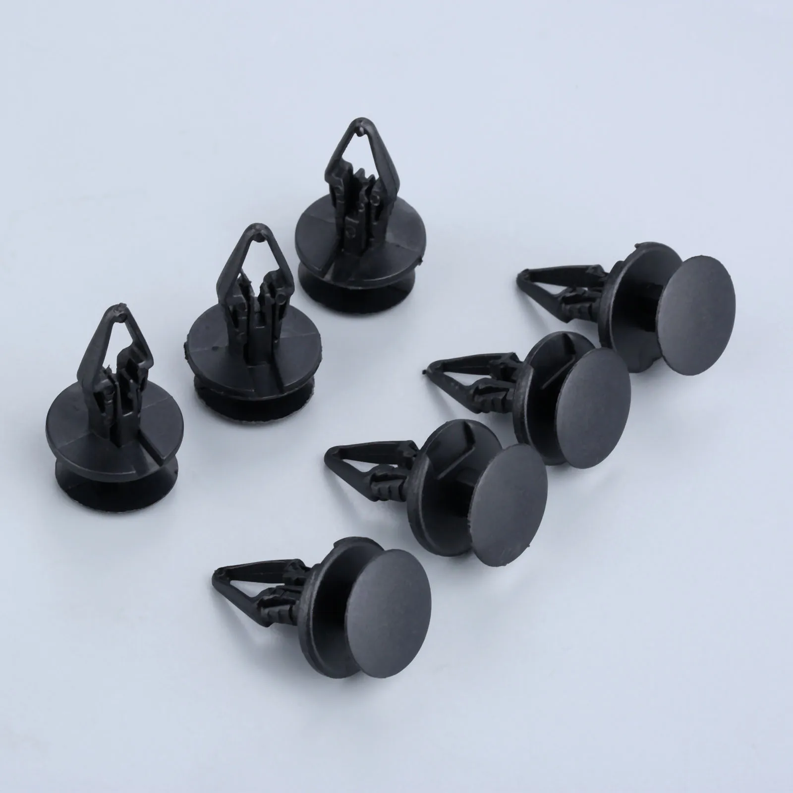 Yetaha 50pcs Universal Car Fender Fastener Push Type Rivet Fixed Clamp Plastic Retaining Clips For Ford Buick Chevrolet