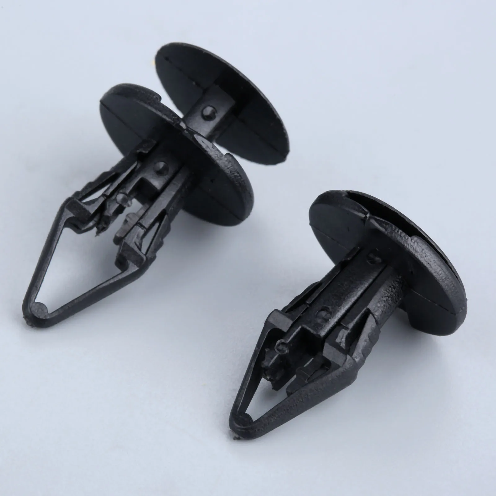 Yetaha 50pcs Universal Car Fender Fastener Push Type Rivet Fixed Clamp Plastic Retaining Clips For Ford Buick Chevrolet