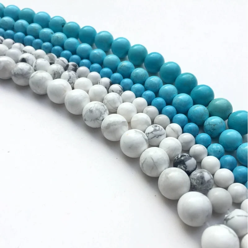 Natural White Shell Pearl Round Loose Beads For Jewelry Making Choker Making Diy Bracelet Jewellery 2/3/4/6/8/mm Wholesale15''