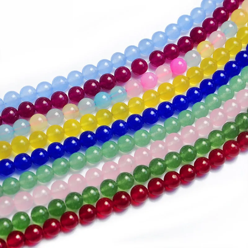 Natural White Shell Pearl Round Loose Beads For Jewelry Making Choker Making Diy Bracelet Jewellery 2/3/4/6/8/mm Wholesale15''