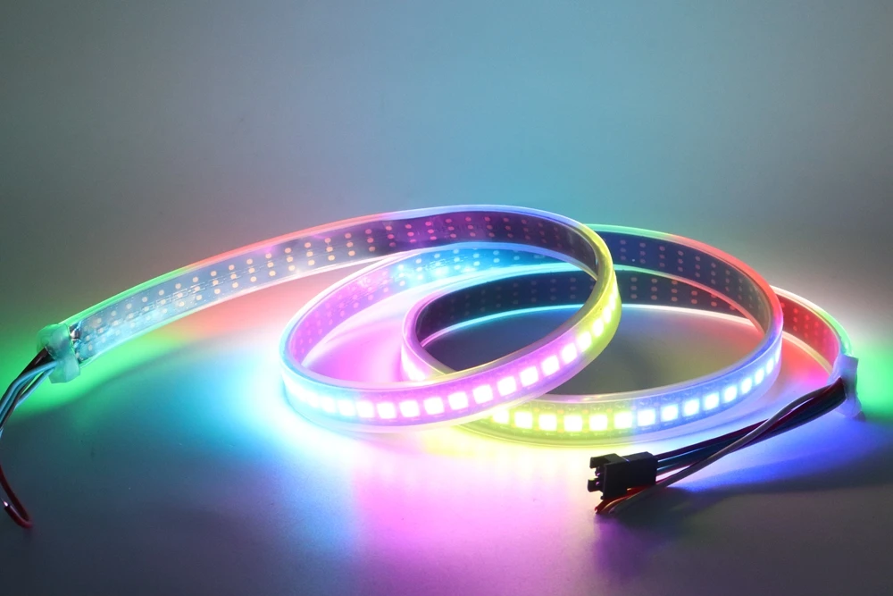 SK6812 RGBW(Similar WS2812B) 4 In 1 30/60/144 Leds/Pixels/m Individual Addressable Led Strip Light Tape IP30/IP65/IP67 DC5V