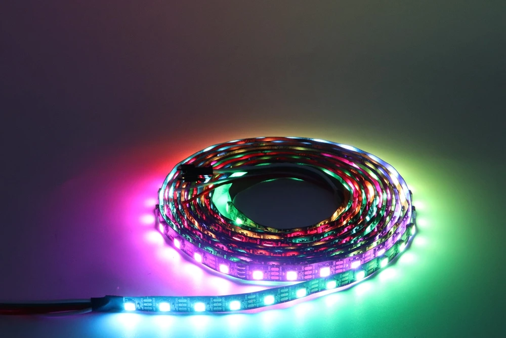 SK6812 RGBW(Similar WS2812B) 4 In 1 30/60/144 Leds/Pixels/m Individual Addressable Led Strip Light Tape IP30/IP65/IP67 DC5V