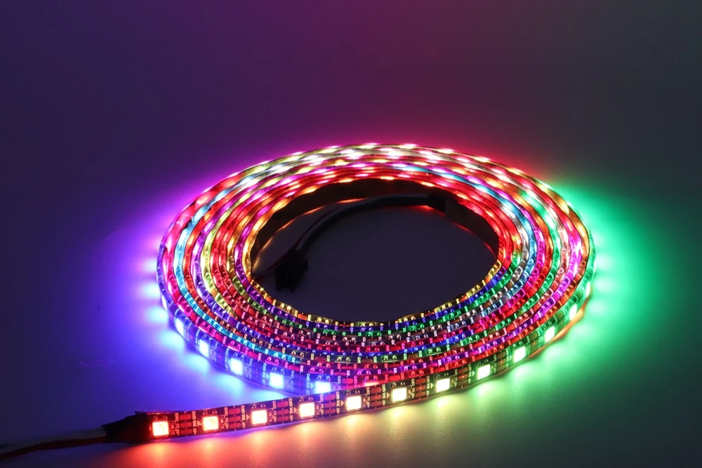 SK6812 RGBW(Similar WS2812B) 4 In 1 30/60/144 Leds/Pixels/m Individual Addressable Led Strip Light Tape IP30/IP65/IP67 DC5V