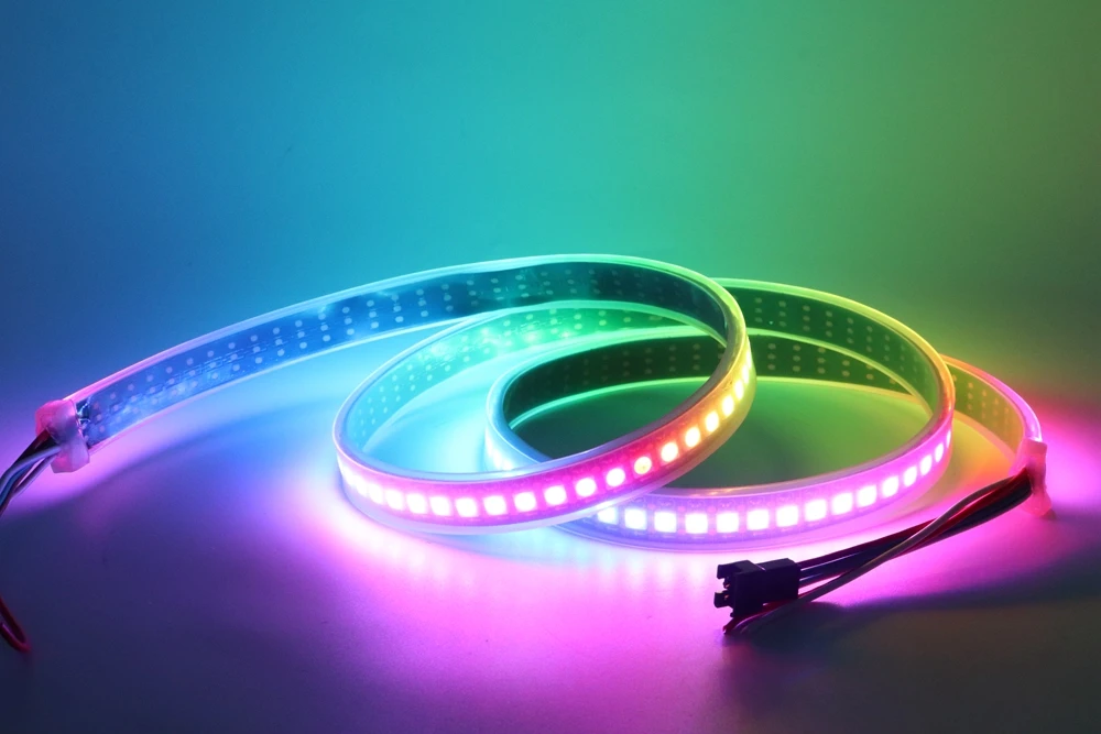 SK6812 RGBW(Similar WS2812B) 4 In 1 30/60/144 Leds/Pixels/m Individual Addressable Led Strip Light Tape IP30/IP65/IP67 DC5V