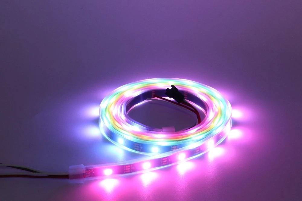 SK6812 RGBW(Similar WS2812B) 4 In 1 30/60/144 Leds/Pixels/m Individual Addressable Led Strip Light Tape IP30/IP65/IP67 DC5V