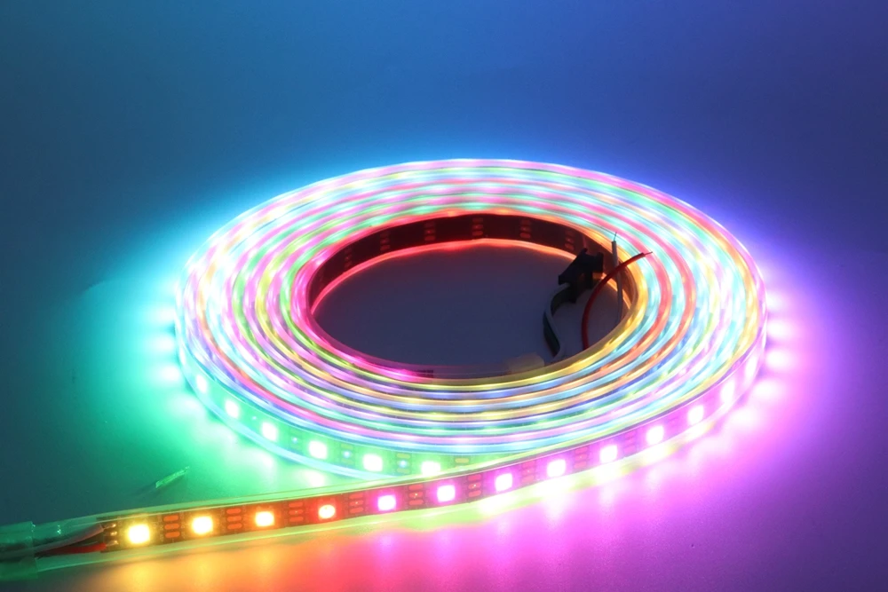 SK6812 RGBW(Similar WS2812B) 4 In 1 30/60/144 Leds/Pixels/m Individual Addressable Led Strip Light Tape IP30/IP65/IP67 DC5V