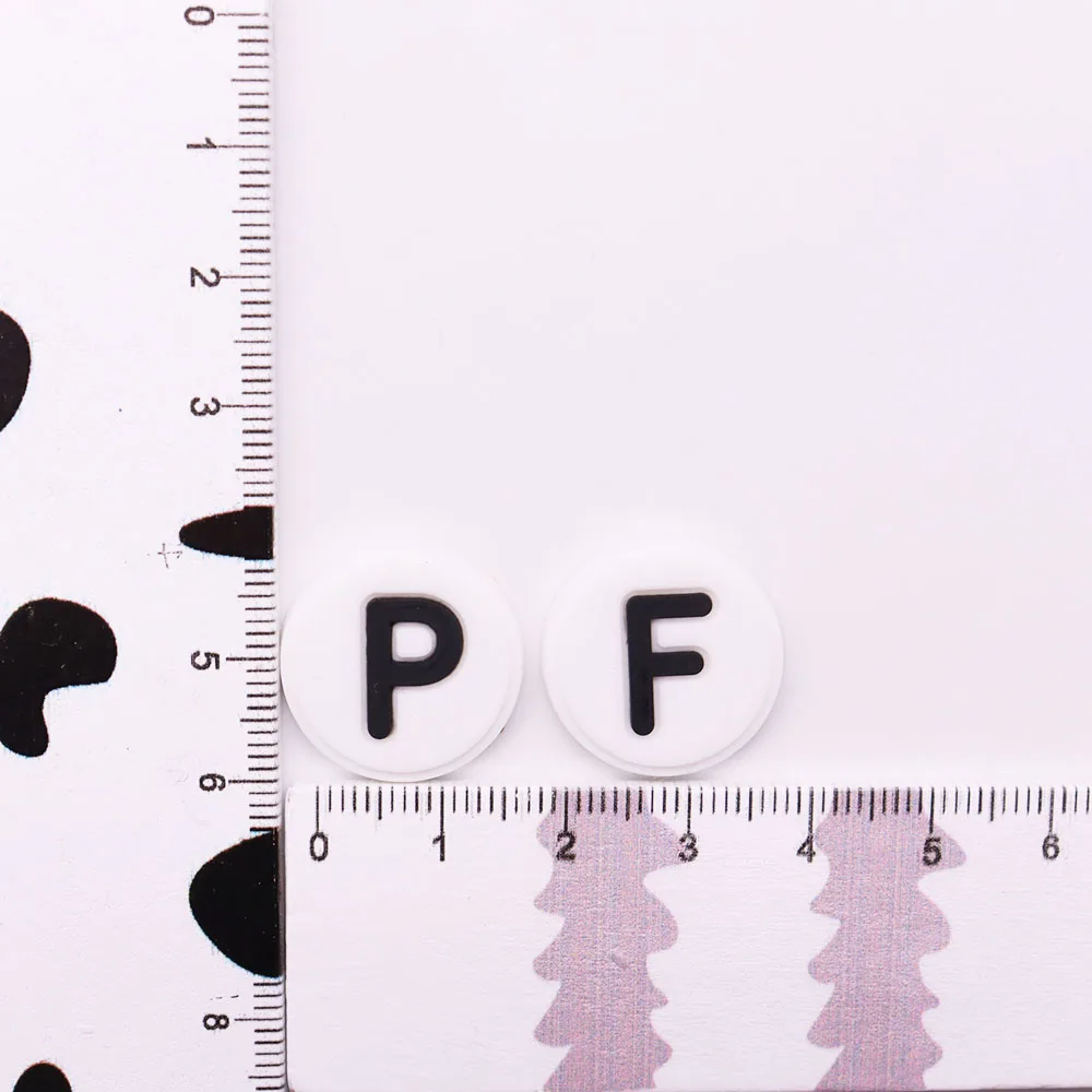 Single Letter 1Pcs Word Solid Color Silicone Shoes Button Accessories Shoe Decoration DIY Wristband Kids X-mas Gift