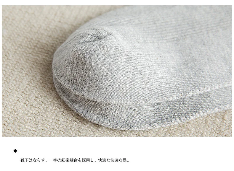 CHAOZHU Japanese Korea High School Girls High Socks Loose Solid Colors Double Needles Knitting Cotton Long Socks Women
