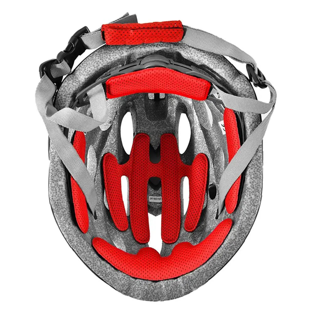 1SET Universal Bat Shape Helmet Inner Padding Kit Protection Sponge Pad Motorcycle Bicycle Replacement Pads Set with Insect Net