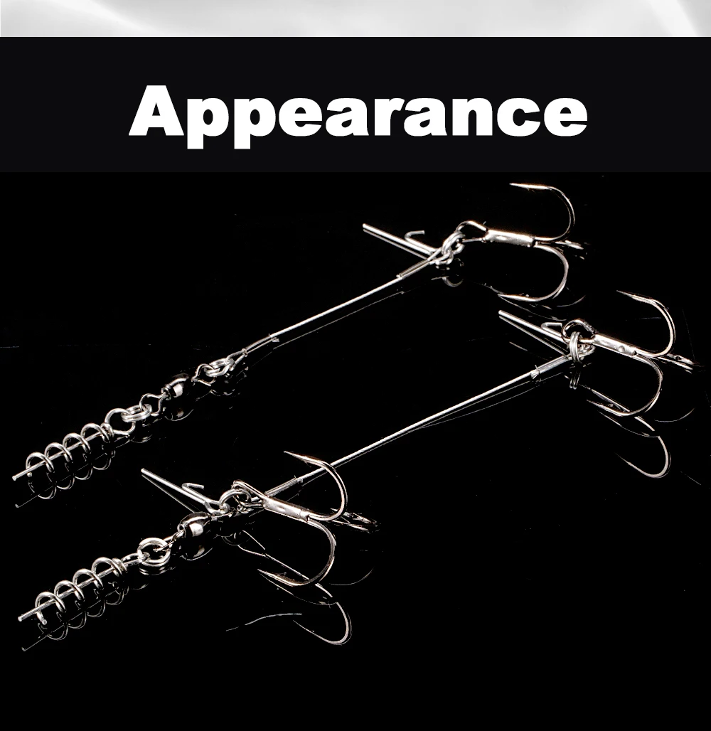Hunthouse Soft Lure Rig Single Double Hook Rigging 9cm And 12cm For Big Shad Fishing Tackle Fishing Tool Pescar Origin Hook