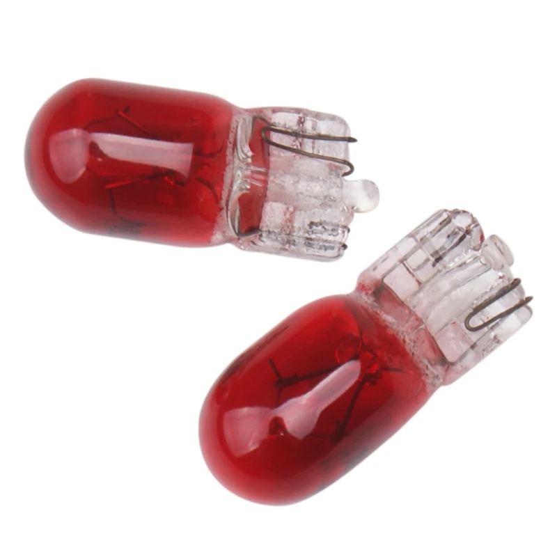 10pcs Car W5W T10 194 158 Halogen Lights Amber/White 12V 5W Wedge Lamp Instrument Light Reading Light Interior Clearance Bulbs