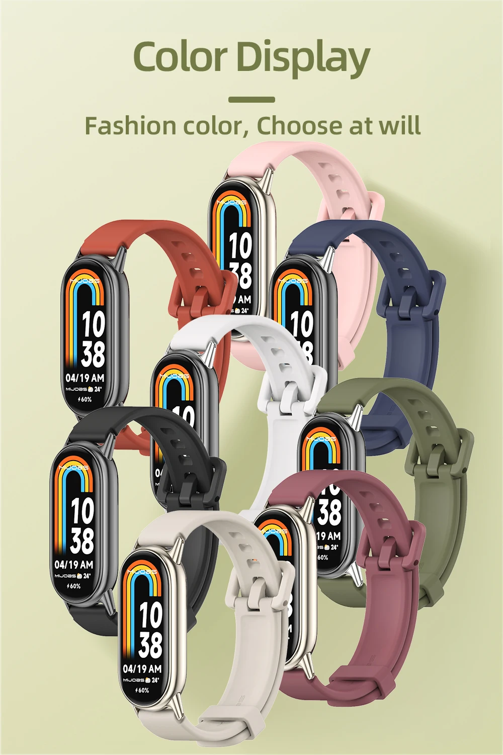 Strap For Mi Band 11 10 9 8 7 6 5 Silicone Wristband For Xiao mi Mi Band 10 Bracelet For Mi Band 9 Wrist Strap Replacement