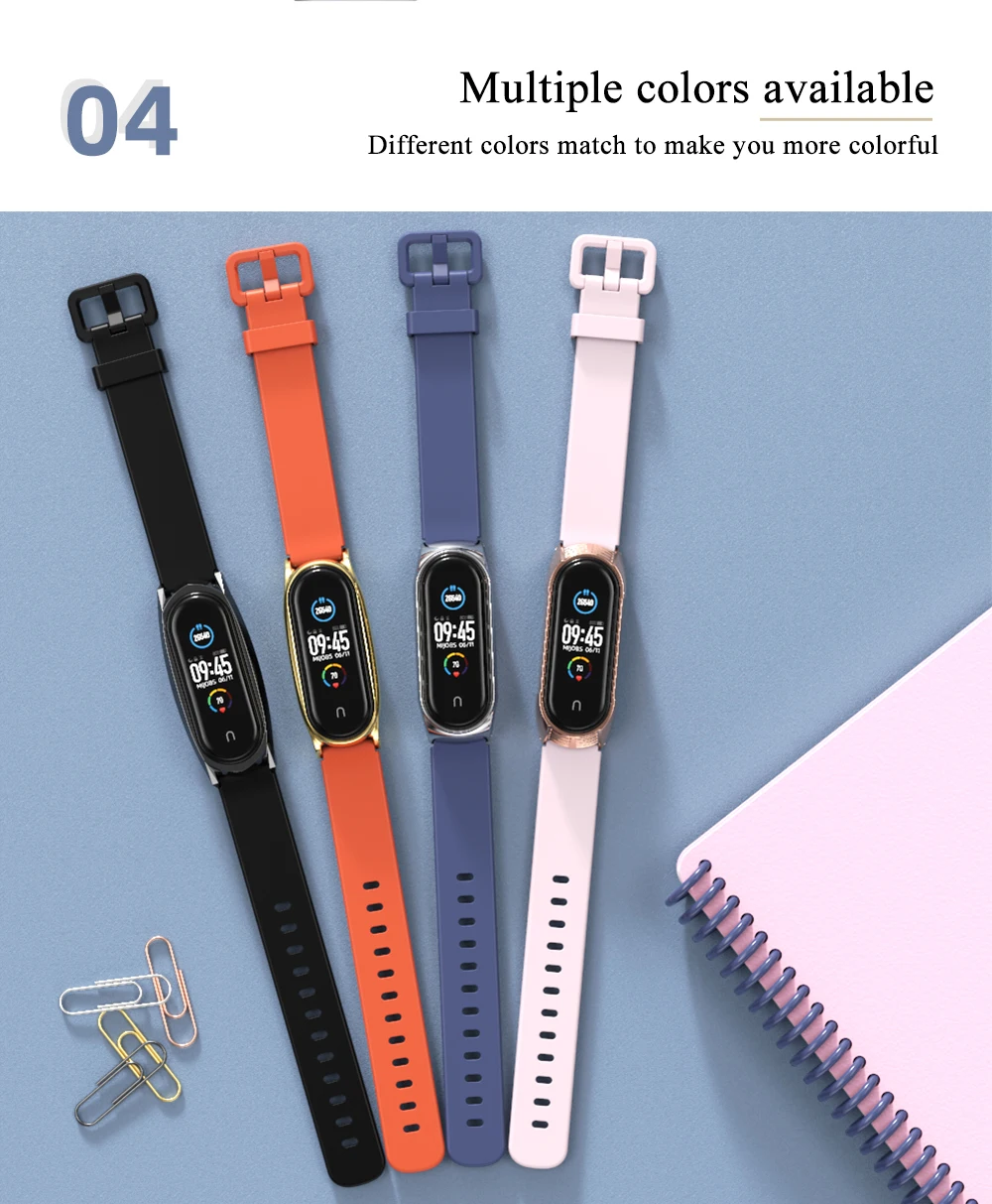 Strap For Mi Band 11 10 9 8 7 6 5 Silicone Wristband For Xiao mi Mi Band 10 Bracelet For Mi Band 9 Wrist Strap Replacement