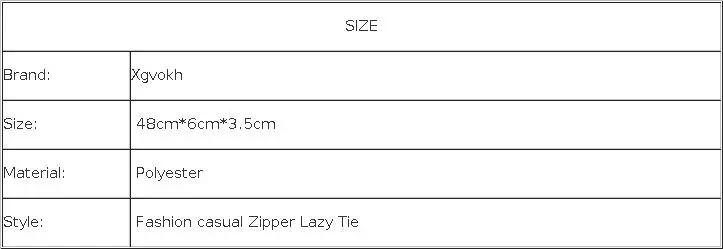 Men Necktie Zipper Lazy Tie Fashion Solid 6cm Ties Business for Man Gravatas Handkerchief Bowtie Mens Wedding Shirt Accessories