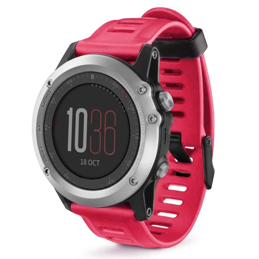 Watch Strap for Garmin Fenix 3 26mm Watch Strap Kit with tools Outdoor Sport Silicone Watchband for Garmin Fenix 3HR/Fenix 5X