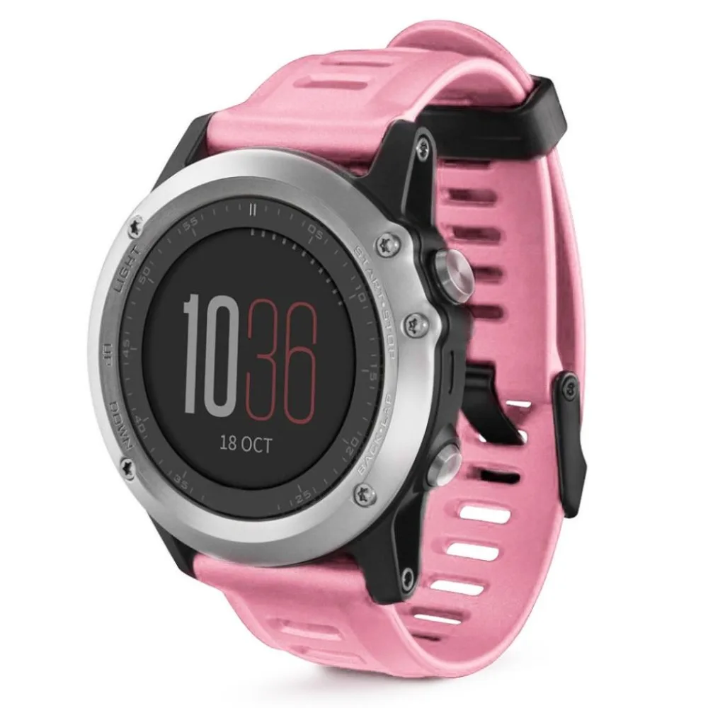 Watch Strap for Garmin Fenix 3 26mm Watch Strap Kit with tools Outdoor Sport Silicone Watchband for Garmin Fenix 3HR/Fenix 5X