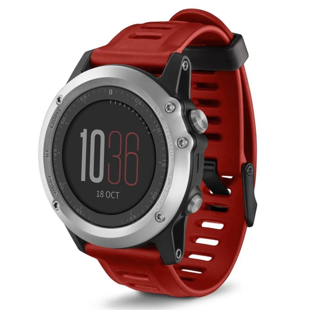 Watch Strap for Garmin Fenix 3 26mm Watch Strap Kit with tools Outdoor Sport Silicone Watchband for Garmin Fenix 3HR/Fenix 5X