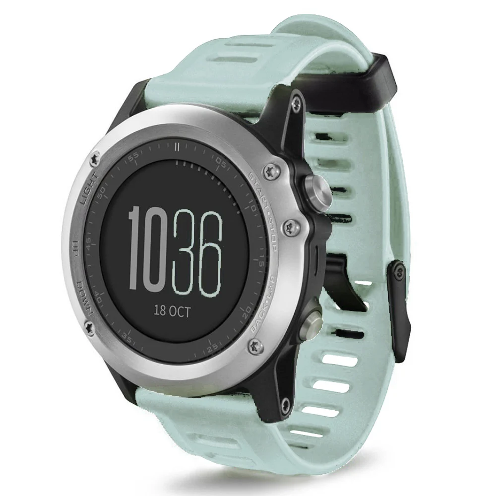 Watch Strap for Garmin Fenix 3 26mm Watch Strap Kit with tools Outdoor Sport Silicone Watchband for Garmin Fenix 3HR/Fenix 5X