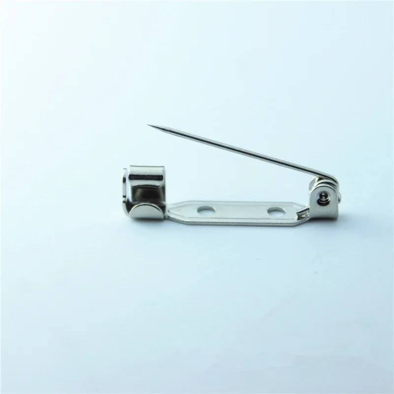 10pcs 2.4cm length High Quality Safety pin Brooch Base Back Bar Badge Holder Brooch Pins DIY Jewelry Finding