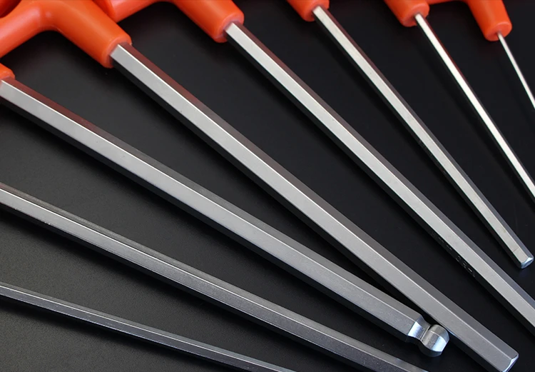 2/2.5/3/4/5/6/8/10mm Ball/Flat Head Hex Key Allen Wrench Hand Tool Universal Quick Snap Adapter Chrome Vanadium Steel Hexagona