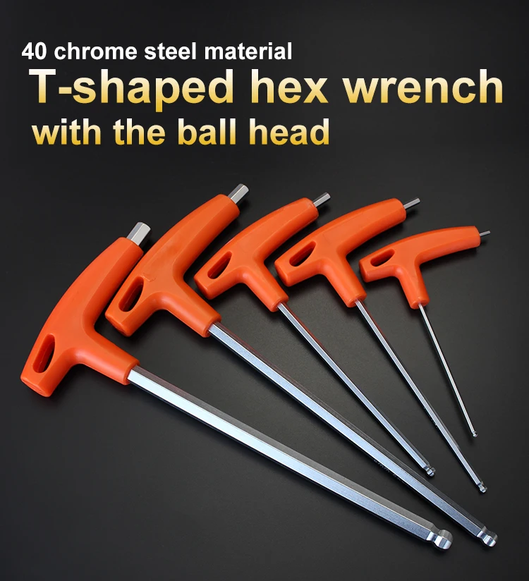 2/2.5/3/4/5/6/8/10mm Ball/Flat Head Hex Key Allen Wrench Hand Tool Universal Quick Snap Adapter Chrome Vanadium Steel Hexagona