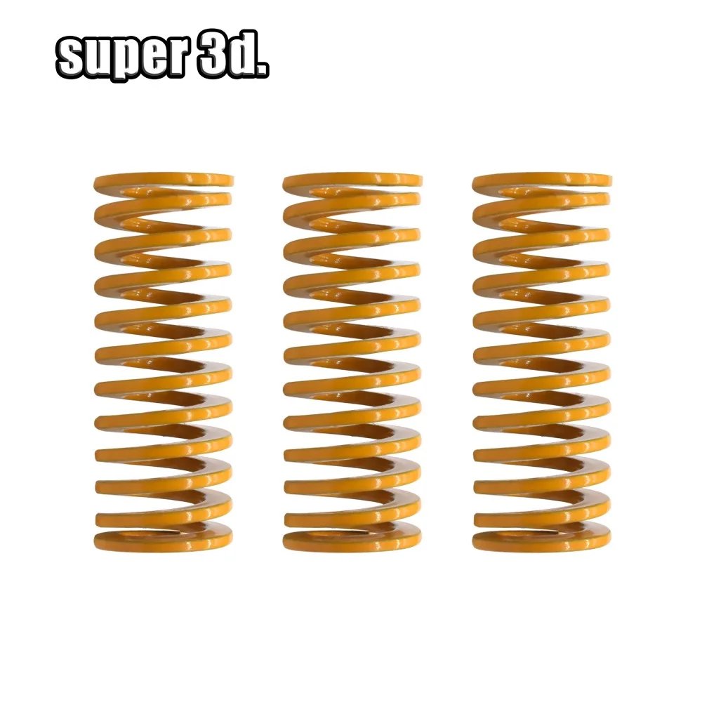 3D Printer Parts Spring for Heated Bed Leveling Extruder Strong Spring Bore 3/4/5mm Outer Diameter 6/8/10mm Length 15/20/25mm