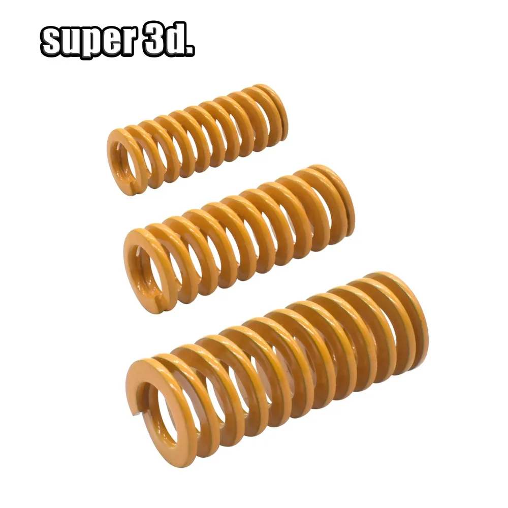3D Printer Parts Spring for Heated Bed Leveling Extruder Strong Spring Bore 3/4/5mm Outer Diameter 6/8/10mm Length 15/20/25mm