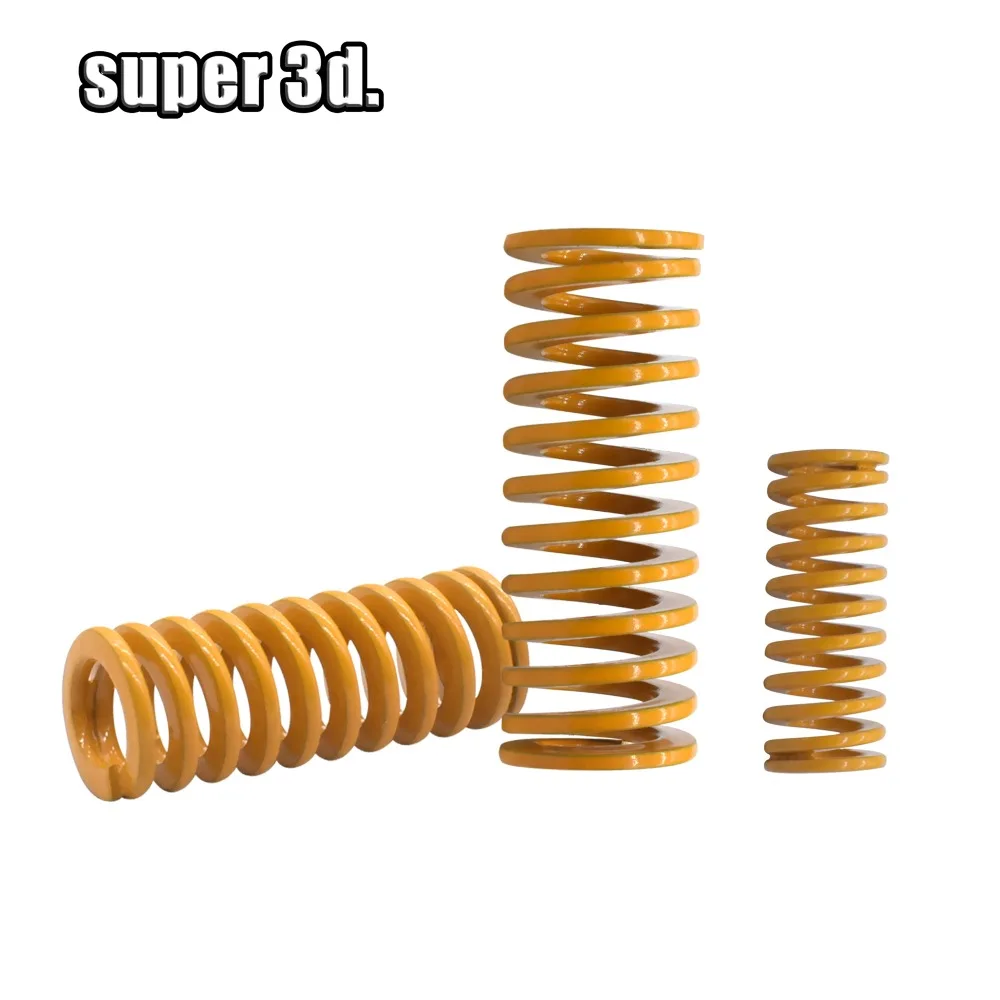 3D Printer Parts Spring for Heated Bed Leveling Extruder Strong Spring Bore 3/4/5mm Outer Diameter 6/8/10mm Length 15/20/25mm