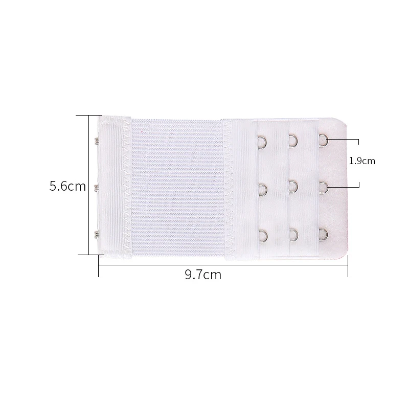 1PC Bra Extender Strap Extension 3 Hooks 3 Rows Candy Color Intimates Adjustable Belt Buckle Replacement Bra Extender For Women