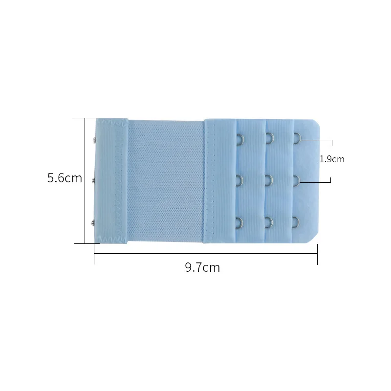 1PC Bra Extender Strap Extension 3 Hooks 3 Rows Candy Color Intimates Adjustable Belt Buckle Replacement Bra Extender For Women