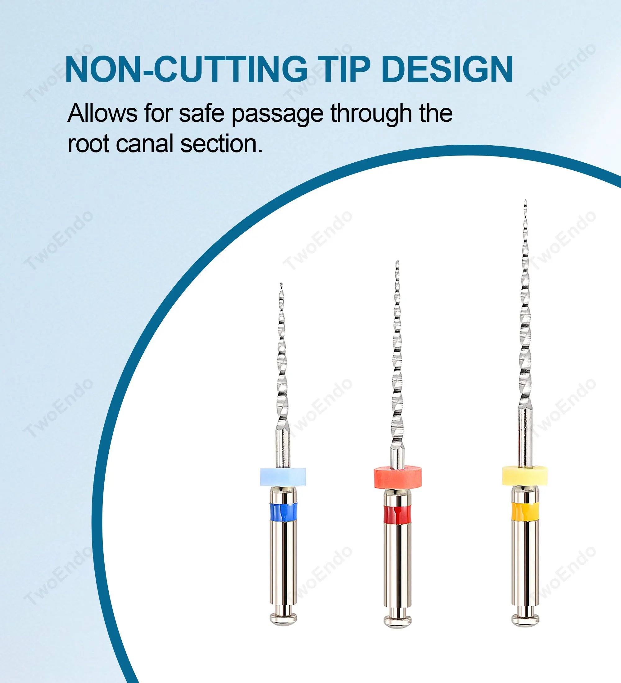 3 PCS/Pack Dental Niti Material Retreatment Files Rotary Files For Root Canal Cleaning Dentistry Endo Instrument