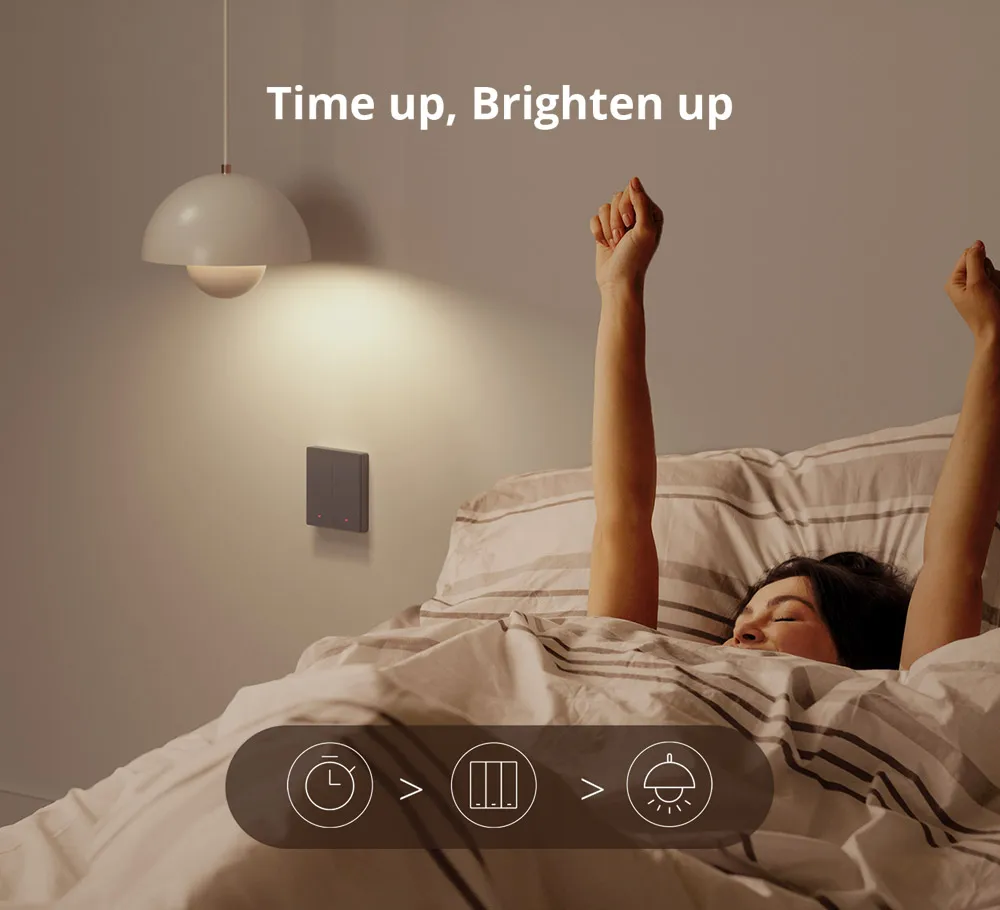 SONOFF M5 80/86Type Matter Smart Wall Switch with Physical Button Detach Relay Mode Schedule Voice Control via Alexa Google Home