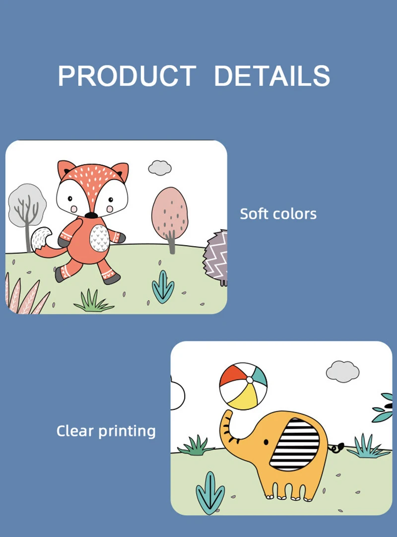 Baby Soft Cloth Book Black and White High Contrast Sensory Toys Early Education Toddlers Sensory Activity Fabric Book for Babies
