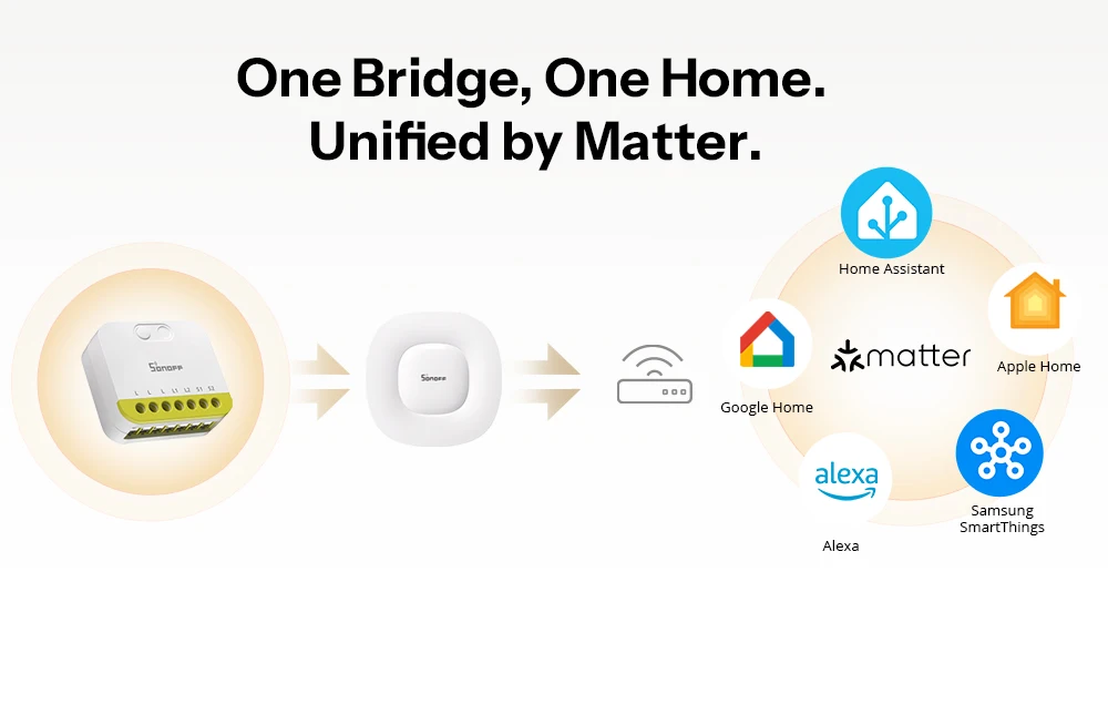 SONOFF MINI-ZB2GS-L Zigbee Protocol No Neutral Required MINI DUO-L 2-Gang Zigbee Smart Switch Dual Channel Control With ZB Hubs