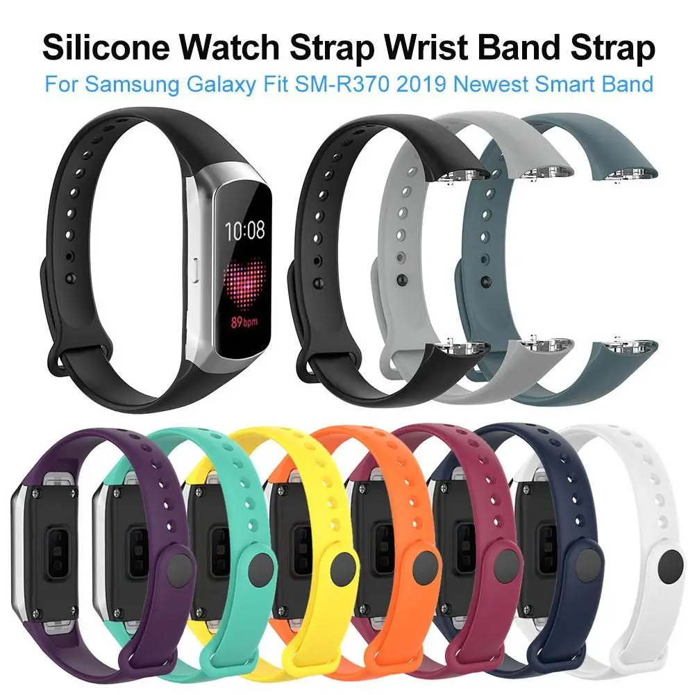 Replacement Belt For Samsung Galaxy fit SM-R370 Smart Bracelet Silicone Strap Band Sport Watchband Replacement Rubber Wristband