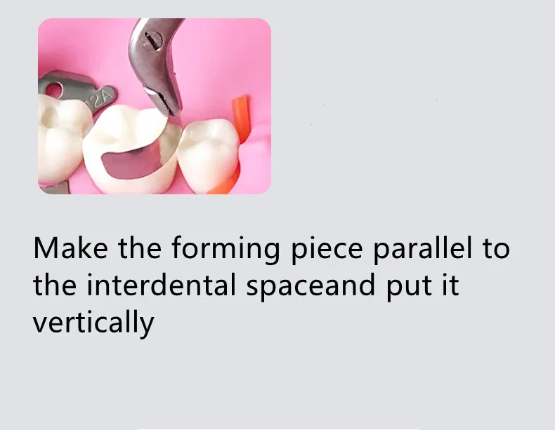 Dental Matrix Sectional Contoured Metal Matrices Matrix System Clamping Ring Wedge Knife Adaptive Interdental Wedge Dental Plier