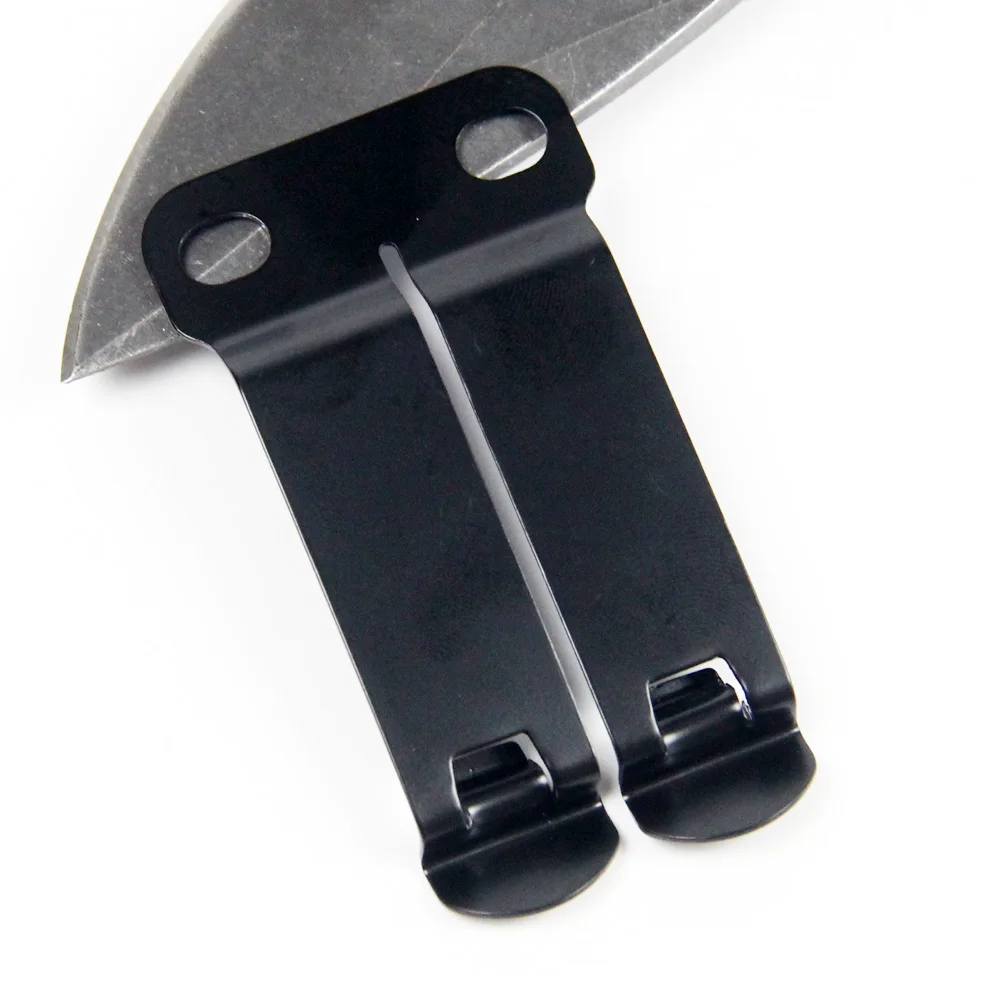 2PCS IWB Stainless Steel Belt Clip Grip Hook Loop for Kydex Leather Hybrid Holster Making With Assemble Hardware