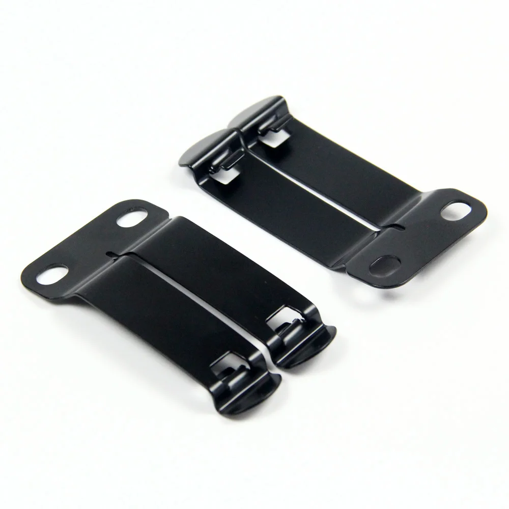2PCS IWB Stainless Steel Belt Clip Grip Hook Loop for Kydex Leather Hybrid Holster Making With Assemble Hardware