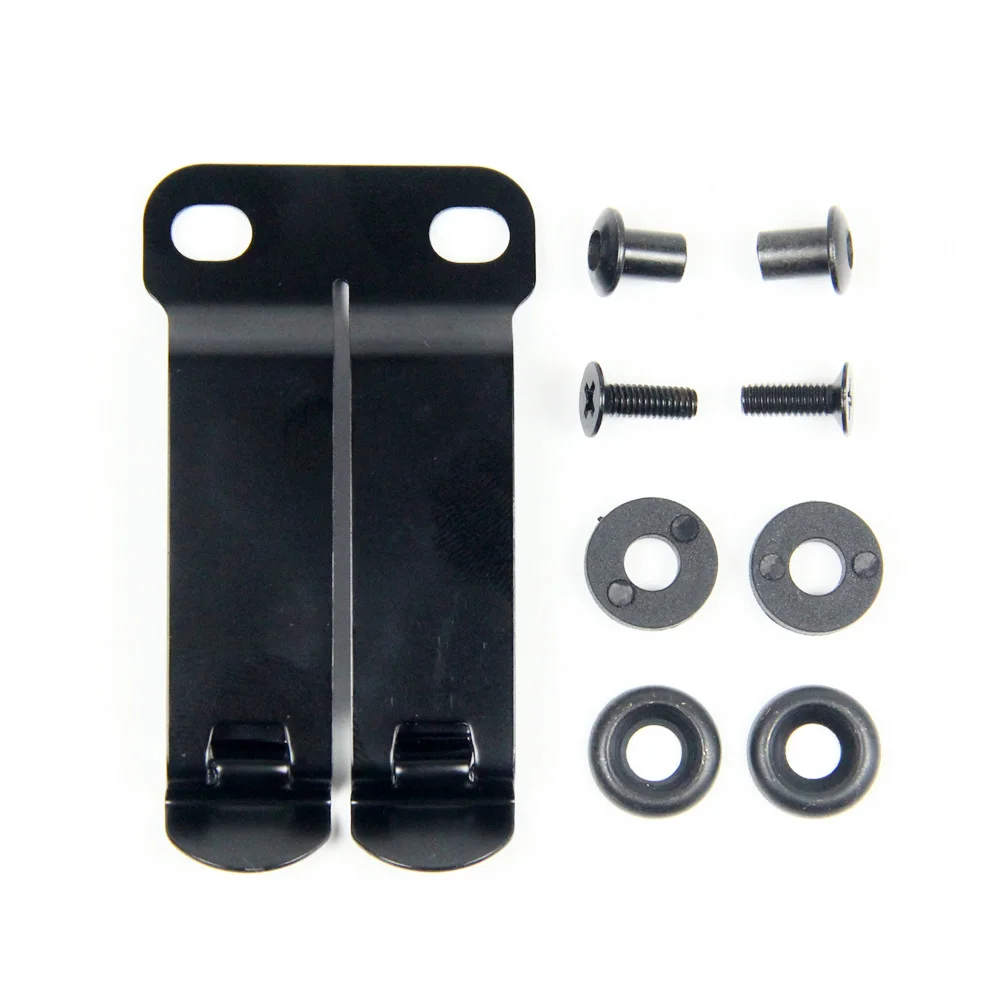 2PCS IWB Stainless Steel Belt Clip Grip Hook Loop for Kydex Leather Hybrid Holster Making With Assemble Hardware