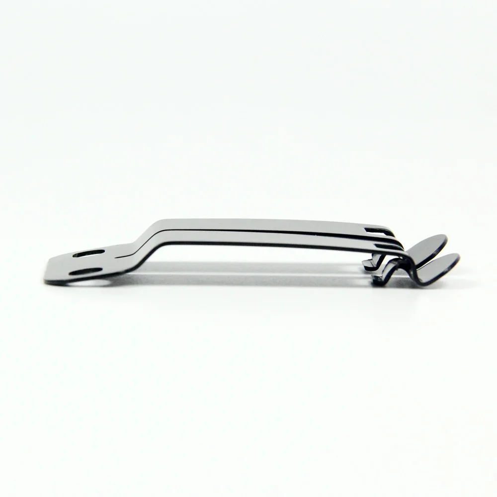2PCS IWB Stainless Steel Belt Clip Grip Hook Loop for Kydex Leather Hybrid Holster Making With Assemble Hardware