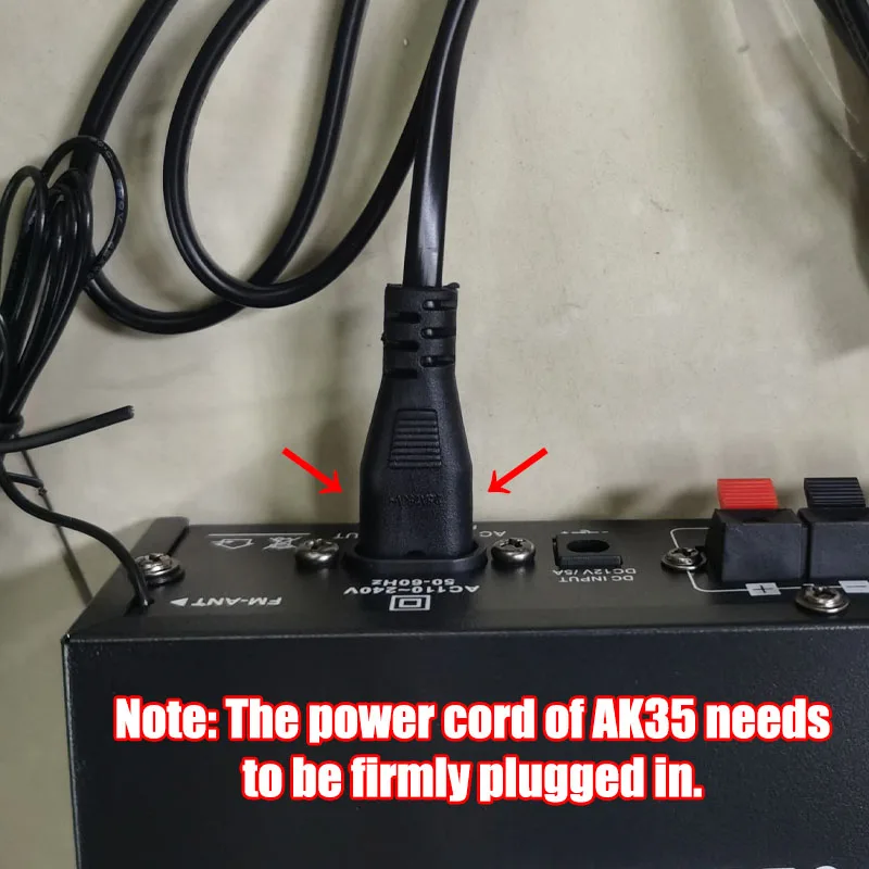 AK35 AK380 800W Home Power Amplifiers 2 Channel Bluetooth 5.0 Surround Sound FM USB Remote Control Mini HIFI Digital Amplifier