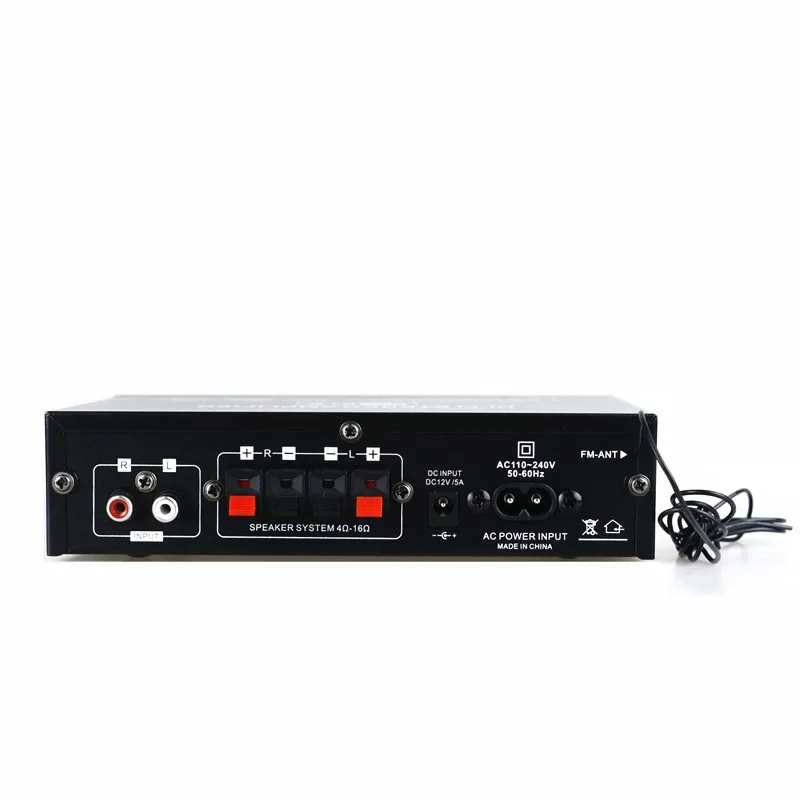 AK35 AK380 800W Home Power Amplifiers 2 Channel Bluetooth 5.0 Surround Sound FM USB Remote Control Mini HIFI Digital Amplifier