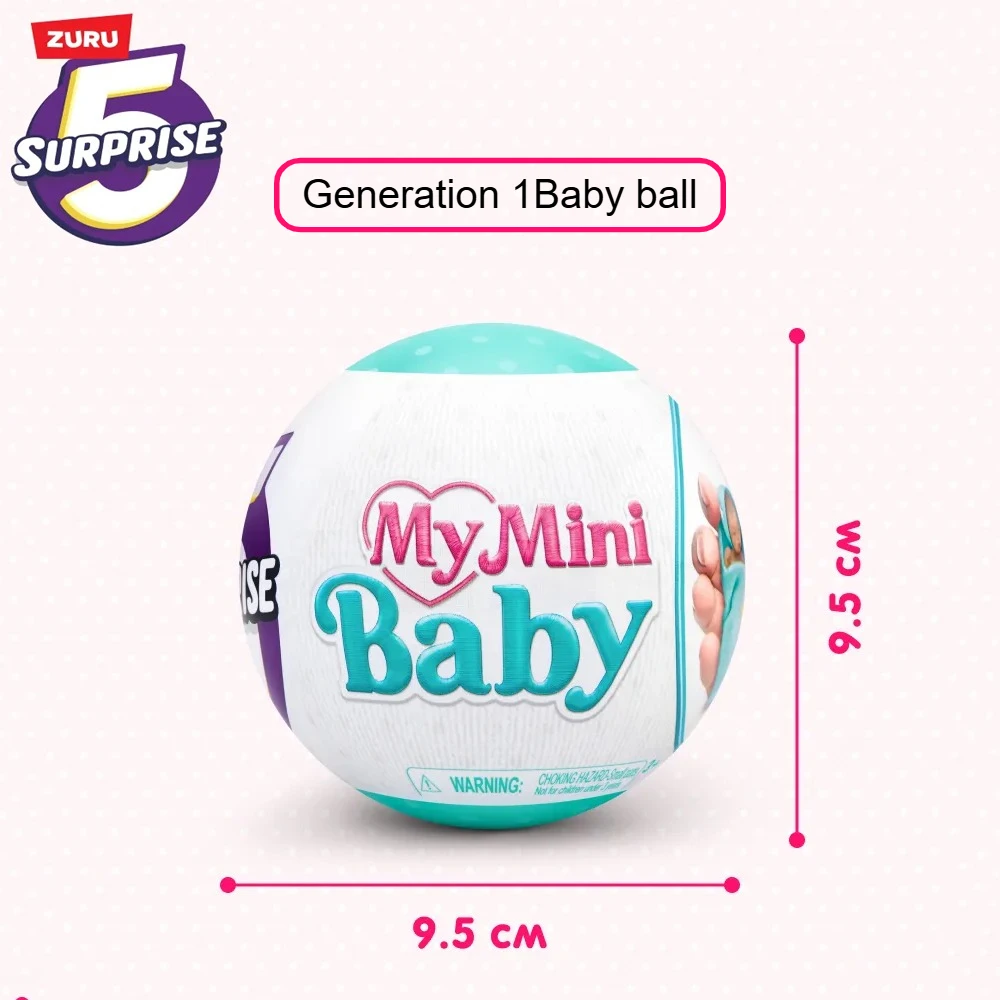 Unopened Zuru 5 Surprise Mini Brand My Mini Baby Toy Cute Gift Mystery Trendy Play Blind Box Baby Toys