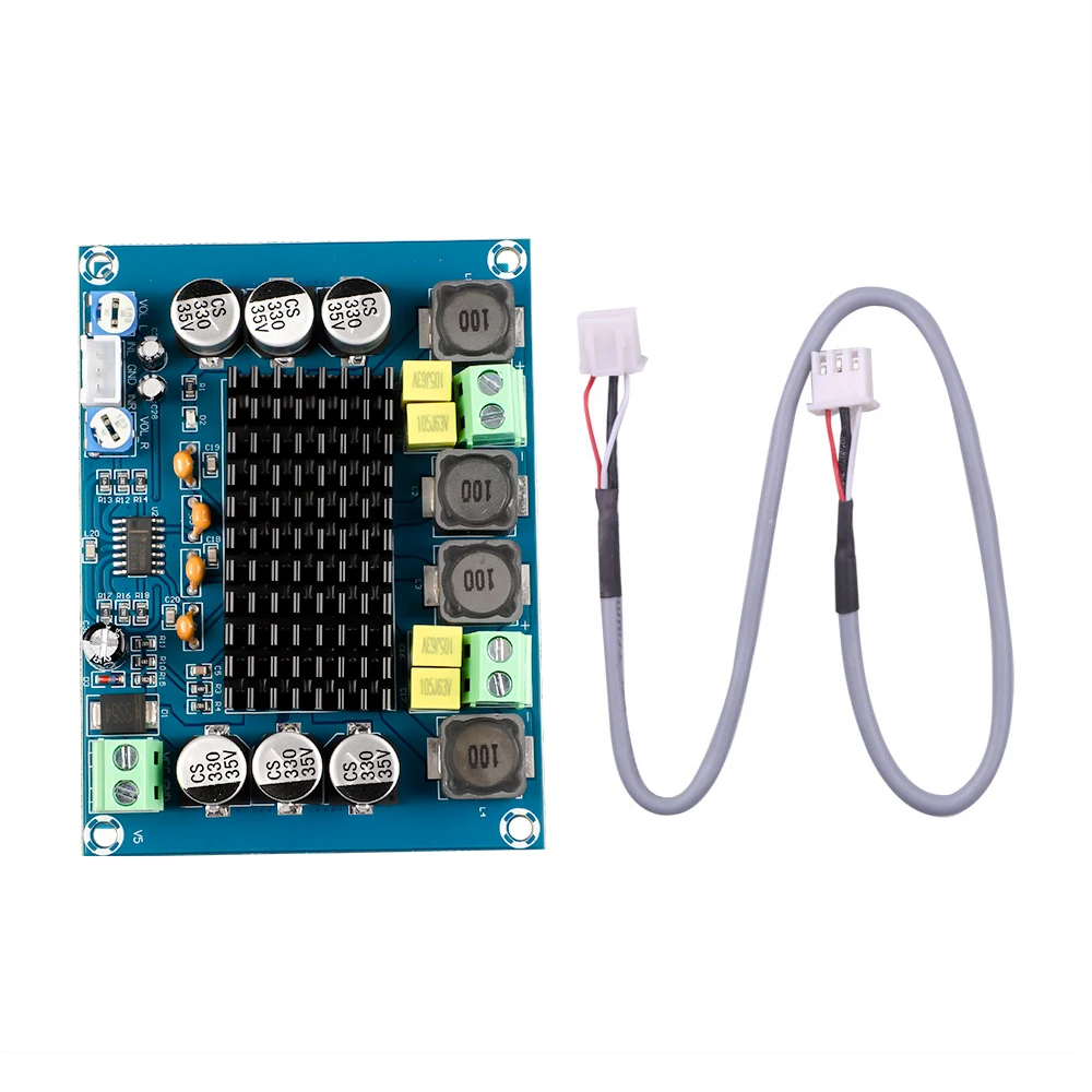 1PCS DC12-26V 2*120W Dual Channel Digital Stereo Audio Power Amplifier Board High Power CS8673 DIY 240W Amplificador Sound Board