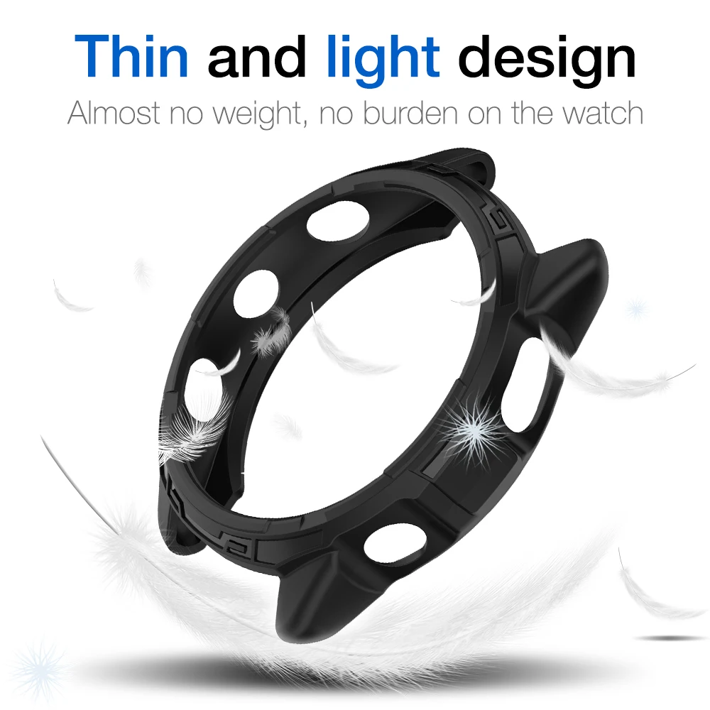 Case for Garmin Forerunner 265 265S Anti-scratch Protection Cover for Garmin 265 265S Soft Silicone Cases Shell Accessory